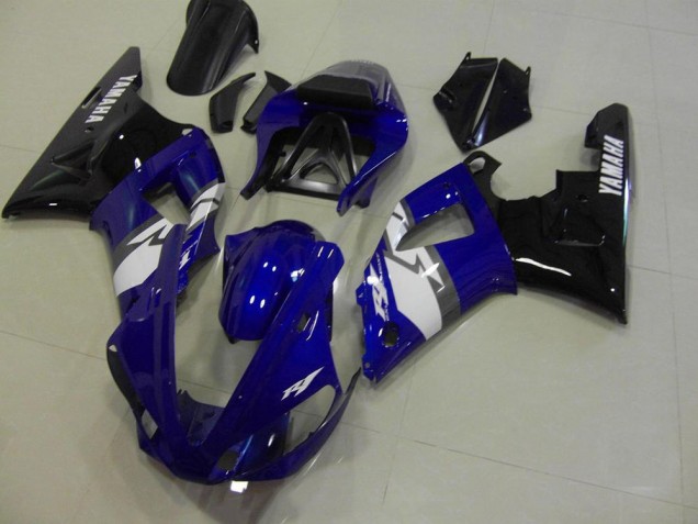 00-01 Blue Black White YZF R1 Motorcycle Fairings
