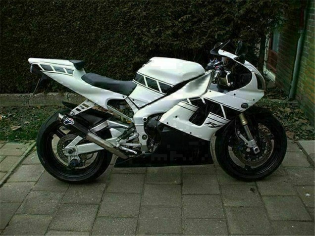 00-01 White YZF R1 Motorcycle Fairing