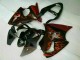 00-02 Black Red Flame ZX6R Motorcycle Fairings