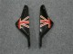00-02 Black White Eurobet ZX6R Motorcycle Fairings 00-02 Black White Eurobet ZX6R Motorcycle Fairings