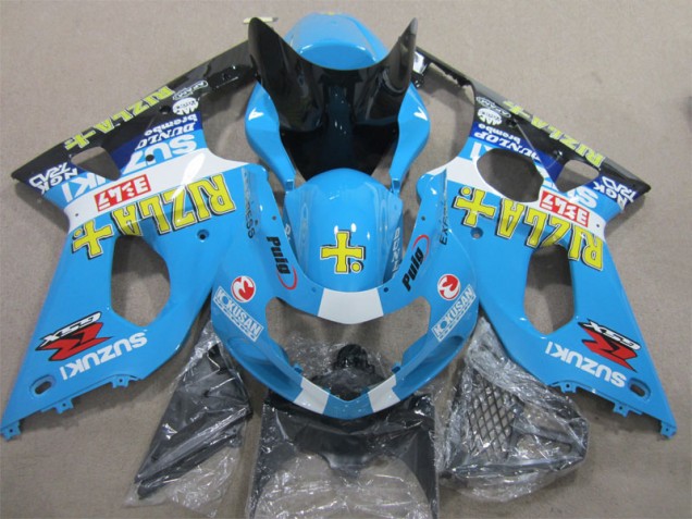 00-02 Blue Rizla GSXR 1000 Motorcycle Fairings 00-02 Blue Rizla GSXR 1000 Motorcycle Fairings