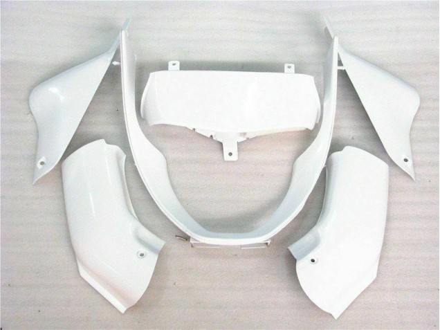 00-02 Glossy White ZX6R Motorcycle Fairings