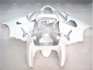 00-02 Glossy White ZX6R Motorcycle Fairings