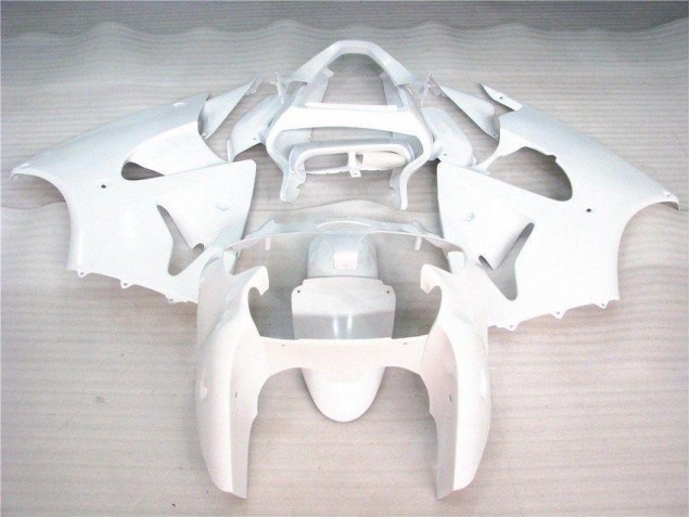 00-02 Glossy White ZX6R Motorcycle Fairings