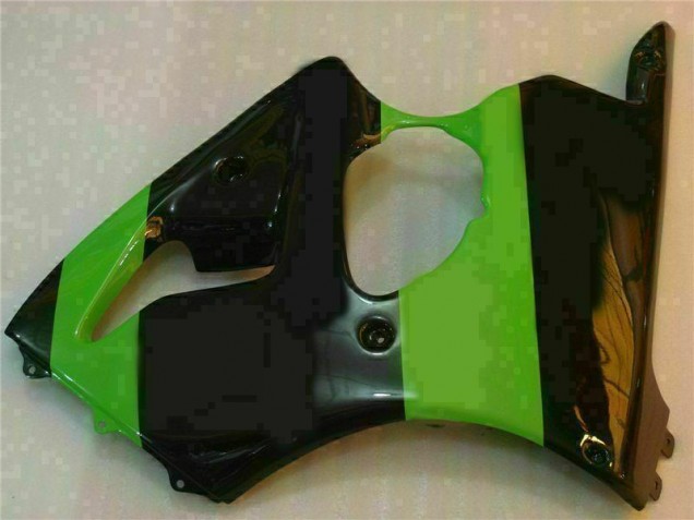 00-02 Green Black ZX6R Motorcycle Bodywork 00-02 Green Black ZX6R Motorcycle Bodywork