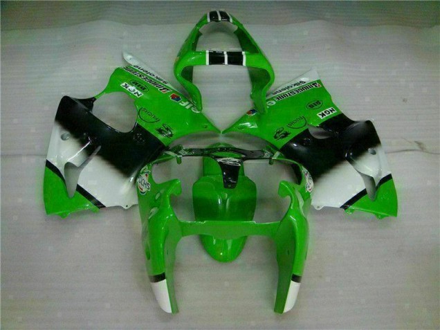 00-02 Green Black ZX6R Motorcycle Fairing & Bodywork 00-02 Green Black ZX6R Motorcycle Fairing & Bodywork