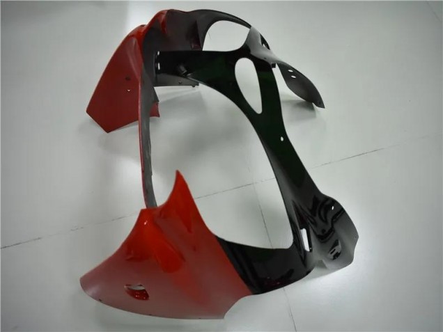 00-02 Red Black White ZX6R Motorcycle Fairings 00-02 Red Black White ZX6R Motorcycle Fairings
