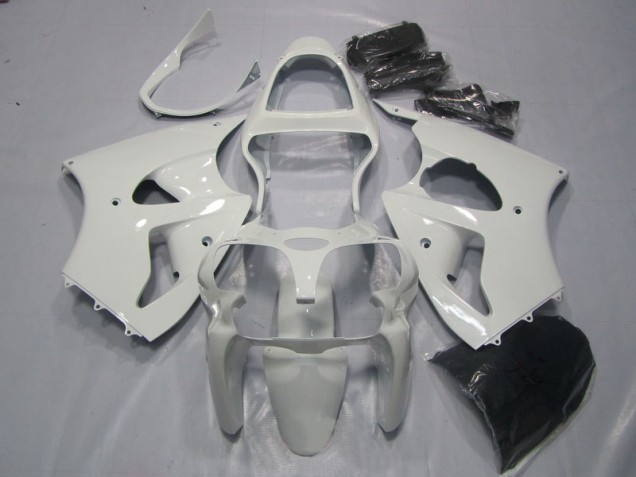 00-02 White ZX6R Motorcycle Fairing 00-02 White ZX6R Motorcycle Fairing