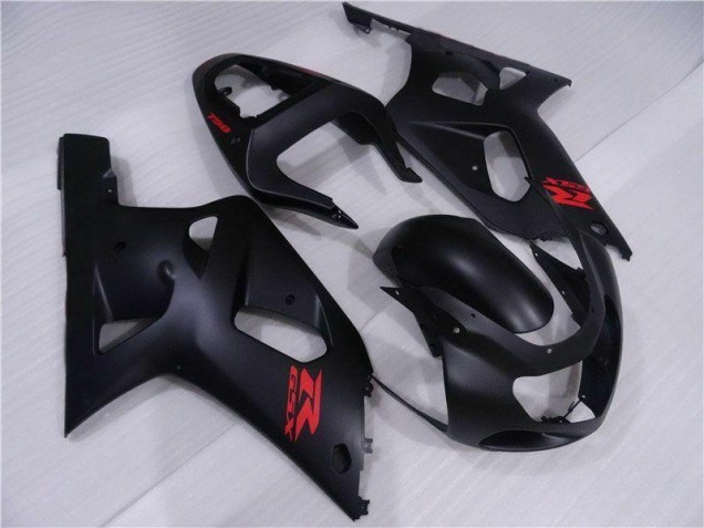 01-03 Black GSXR 600/750 Motorcycle Fairing Kits 01-03 Black GSXR 600/750 Motorcycle Fairing Kits