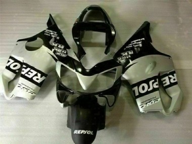 01-03 Black Silver Repsol CBR600 F4i Motorcycle Fairings
