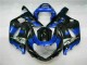 01-03 Blue Black GSXR 600/750 Motorcycle Fairing 01-03 Blue Black GSXR 600/750 Motorcycle Fairing