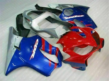 01-03 Blue Red CBR600 F4i Motorcycle Fairings