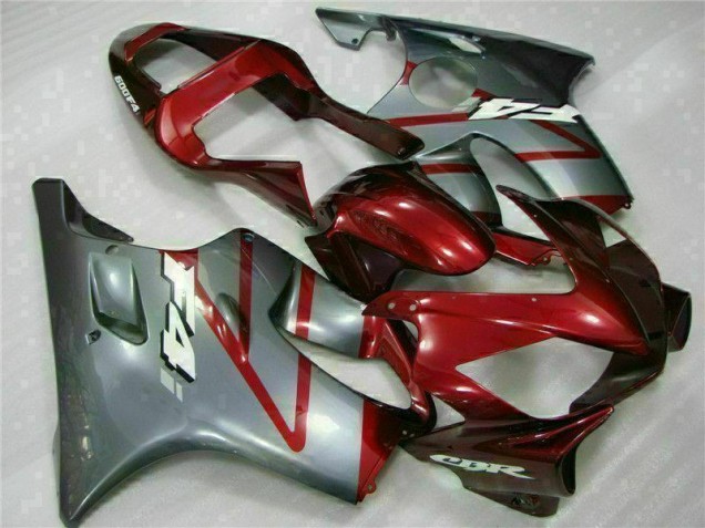 01-03 Red Silver CBR600 F4i Motorcycle Fairing 01-03 Red Silver CBR600 F4i Motorcycle Fairing