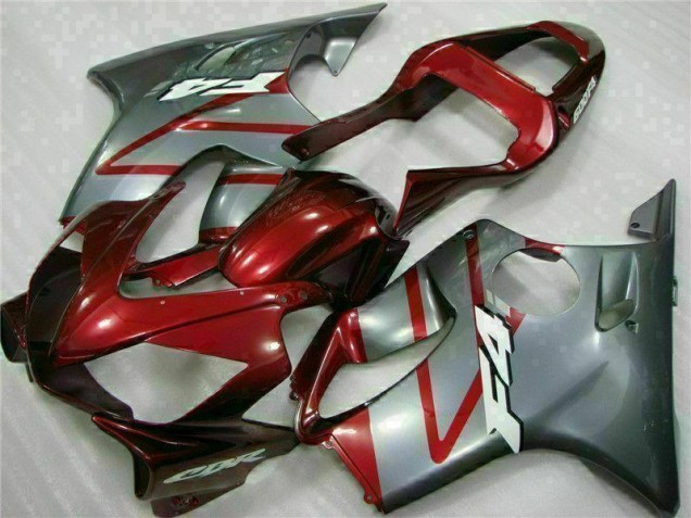 01-03 Red Silver CBR600 F4i Motorcycle Fairing 01-03 Red Silver CBR600 F4i Motorcycle Fairing