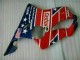01-03 Red White Blue Castrol Cycle World CBR600 F4i Motorcycle Fairings