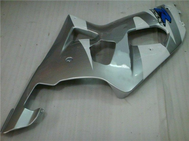 01-03 Silver Black GSXR 600/750 Motorcycle Fairing 01-03 Silver Black GSXR 600/750 Motorcycle Fairing
