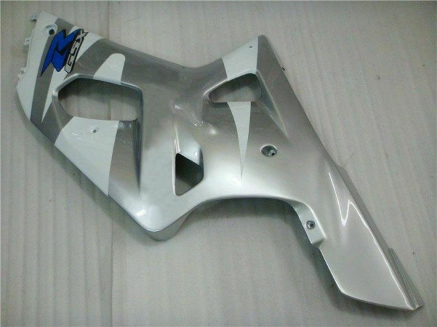 01-03 Silver Black GSXR 600/750 Motorcycle Fairing 01-03 Silver Black GSXR 600/750 Motorcycle Fairing