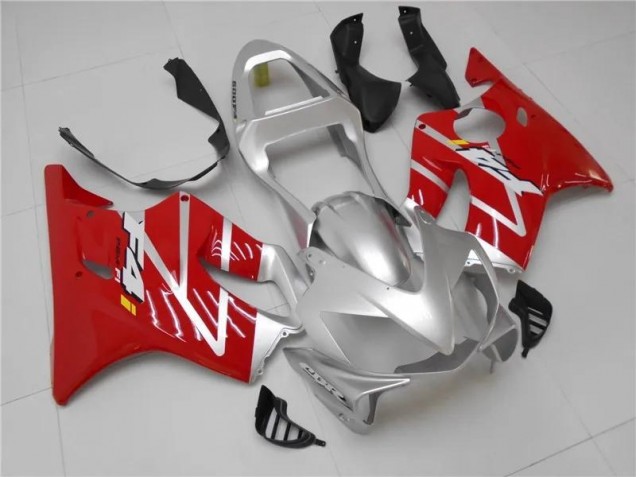 01-03 Silver Red CBR600 F4i Motorcycle Fairings