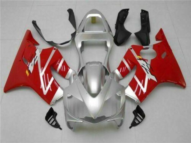 01-03 Silver Red CBR600 F4i Motorcycle Fairings