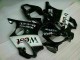 01-03 White Black West CBR600 F4i Motorcycle Fairings 01-03 White Black West CBR600 F4i Motorcycle Fairings