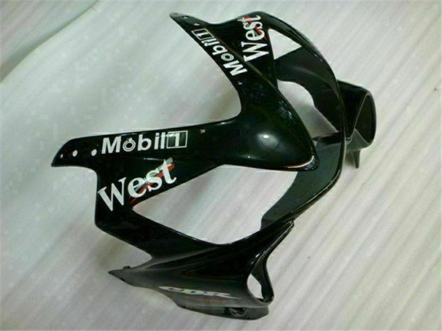 01-03 White Black West CBR600 F4i Motorcycle Fairings 01-03 White Black West CBR600 F4i Motorcycle Fairings