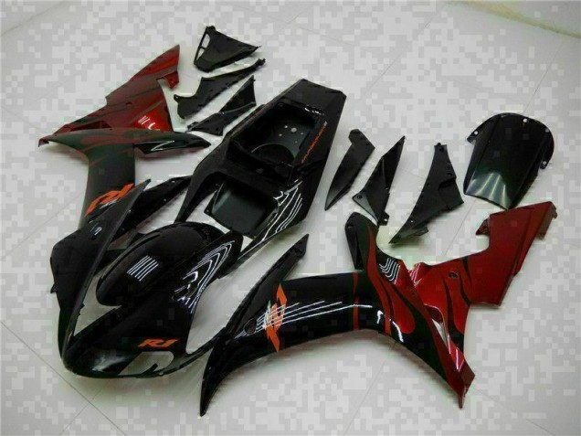 02-03 Black YZF R1 ABS Fairings 02-03 Black YZF R1 ABS Fairings