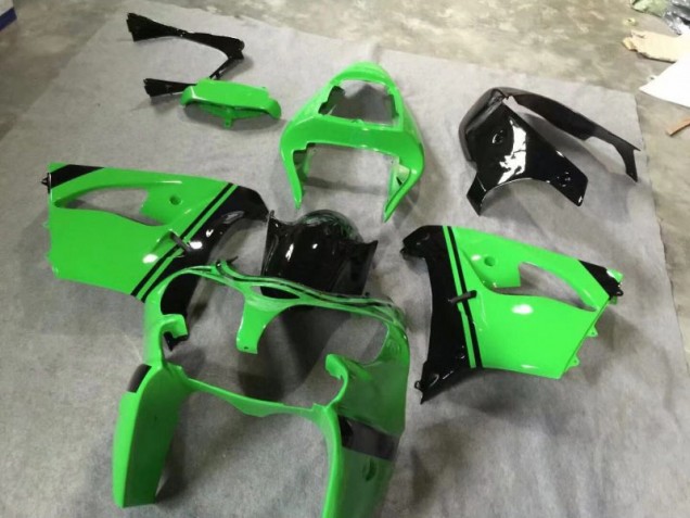02-03 Green Glossy Black ZX9R Motorcycle Fairings 02-03 Green Glossy Black ZX9R Motorcycle Fairings