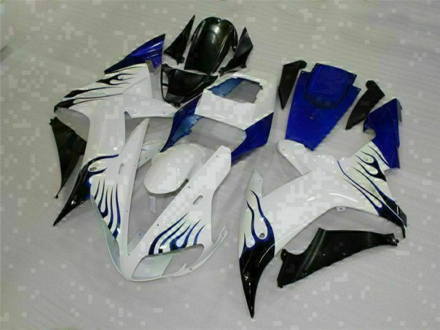 02-03 White YZF R1 Full Motorcycle Fairing Kits