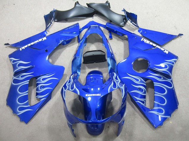 02-06 Blue White Flame ZX12R Motorcycle Fairings 02-06 Blue White Flame ZX12R Motorcycle Fairings