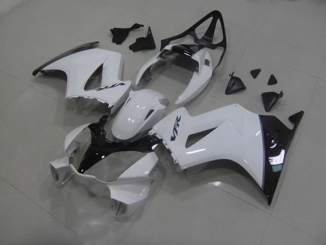 02-13 White Black VFR800 Motorcycle Fairing 02-13 White Black VFR800 Motorcycle Fairing