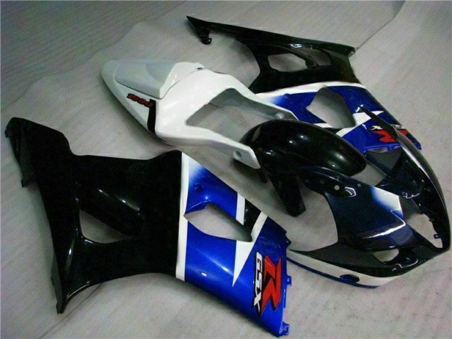 03-04 Black Blue GSXR 1000 Full Motorcycle Fairing Kits