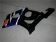 03-04 Black Blue GSXR 1000 Full Motorcycle Fairing Kits
