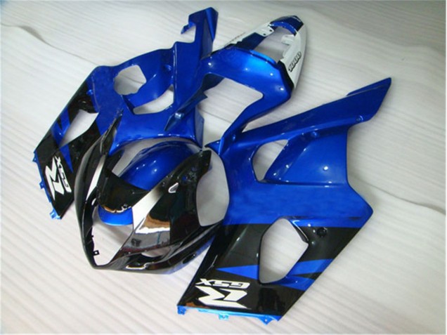 03-04 Black Blue GSXR 1000 Motorcycle Fairing