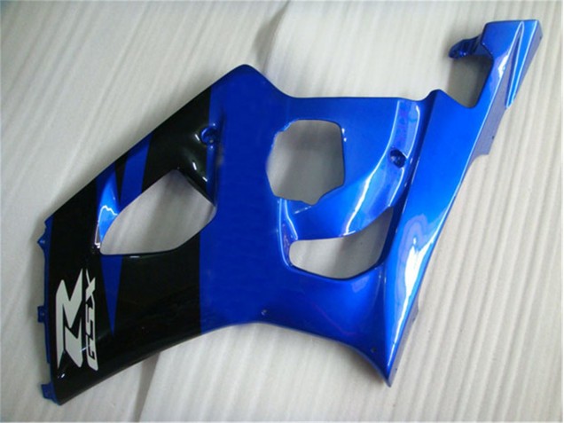 03-04 Black Blue GSXR 1000 Motorcycle Fairing