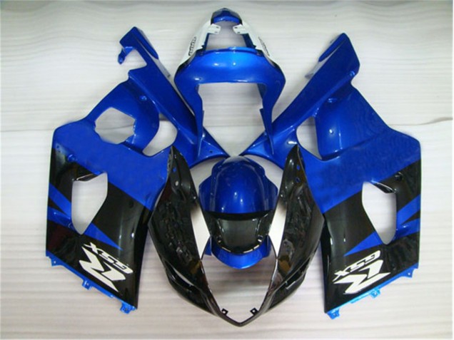 03-04 Black Blue GSXR 1000 Motorcycle Fairing