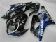 03-04 Black Blue GSXR 1000 Motorcycle Fairings