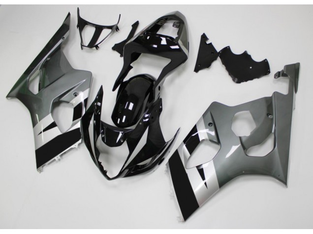 03-04 Black Grey GSXR 1000 Motorcycle Fairings 03-04 Black Grey GSXR 1000 Motorcycle Fairings