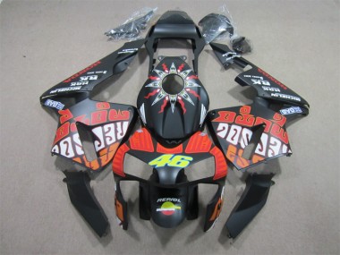 03-04 Black Red Repsol 46 CBR600RR Motorcycle Fairings