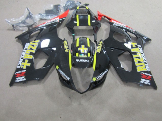 03-04 Black Rizla GSXR 1000 Motorcycle Fairings