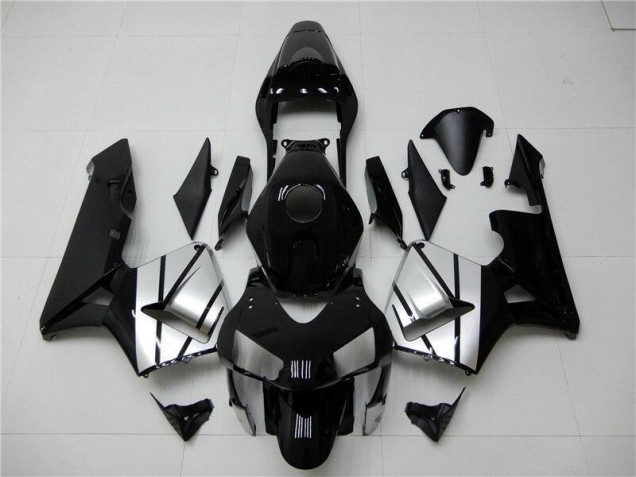03-04 Black Silver CBR600RR Motorcycle Fairings 03-04 Black Silver CBR600RR Motorcycle Fairings