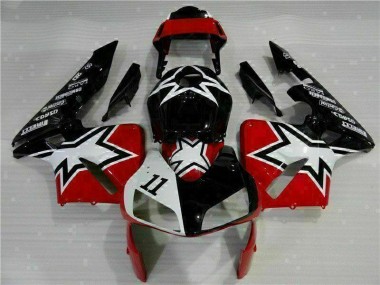03-04 Black White 11 CBR600RR Motorcycle Fairings