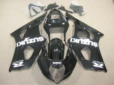 03-04 Black White Decal GSXR 1000 Motorcycle Fairings