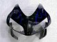 03-04 Black with Blue Flame CBR600RR Motorcycle Fairings 03-04 Black with Blue Flame CBR600RR Motorcycle Fairings