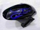 03-04 Black with Blue Flame CBR600RR Motorcycle Fairings 03-04 Black with Blue Flame CBR600RR Motorcycle Fairings