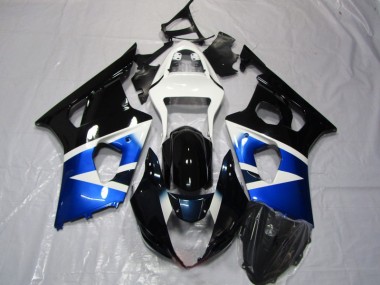 03-04 Blue Black White GSXR 1000 Motorcycle Fairings