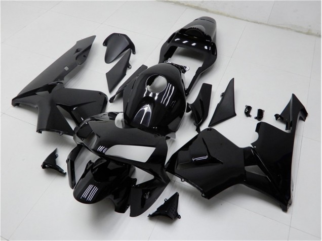03-04 Glossy Black CBR600RR Motorcycle Fairing 03-04 Glossy Black CBR600RR Motorcycle Fairing