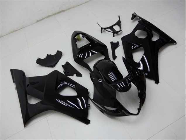 03-04 Glossy Black GSXR 1000 Full Motorcycle Fairing Kits