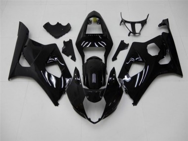 03-04 Glossy Black GSXR 1000 Full Motorcycle Fairing Kits