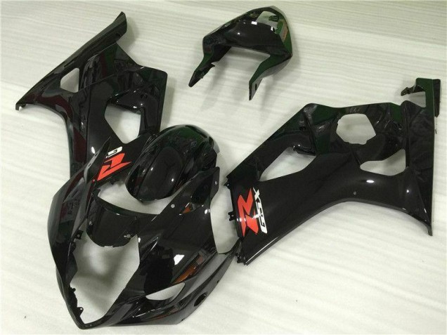 03-04 Glossy Black GSXR 1000 Motorcycle Bodywork