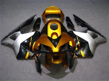 03-04 Gold Silver Black CBR600RR Motorcycle Fairings